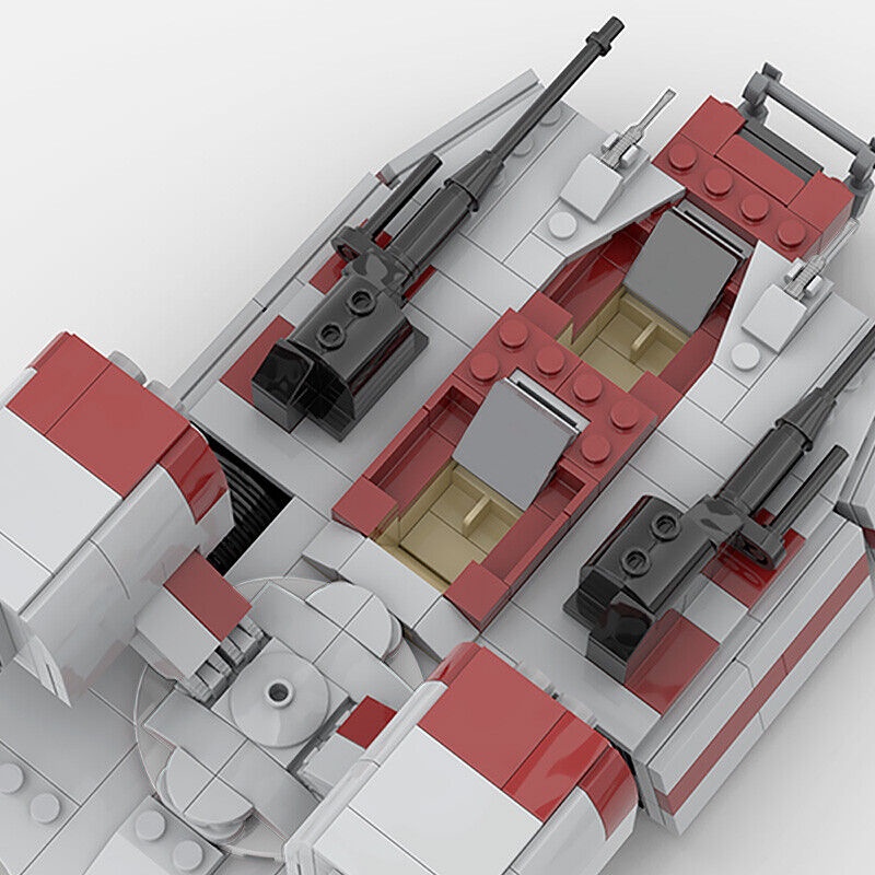 Mô Hình Xe Tăng Tốc Độ MOC-59836 AAC1 Với 2 Giá Đỡ Từ Star Wars 590 Phần 100% Tương Thích Với LEGO