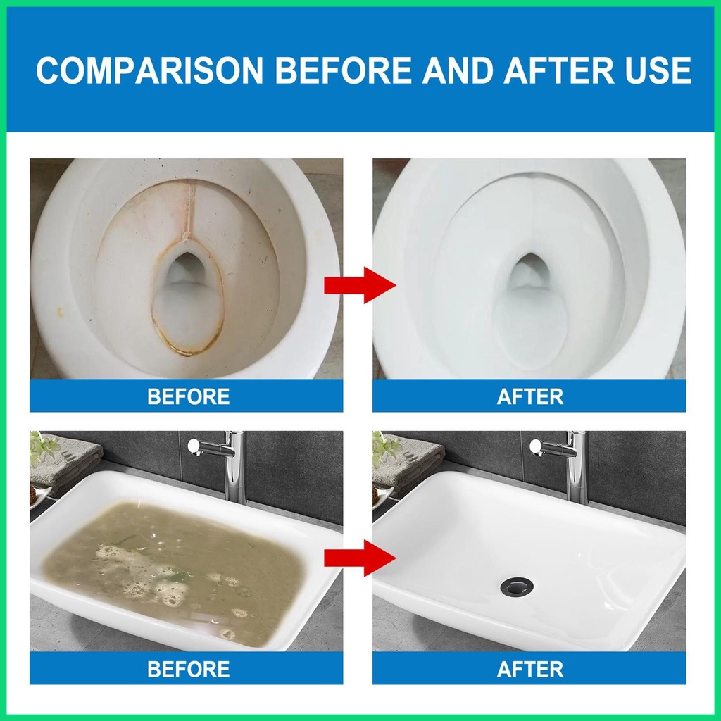 Dụng Cụ Loại Bỏ Tắc Nghẽn Ống Thoát Nước Và Chất Làm Sạch Cho Toilet