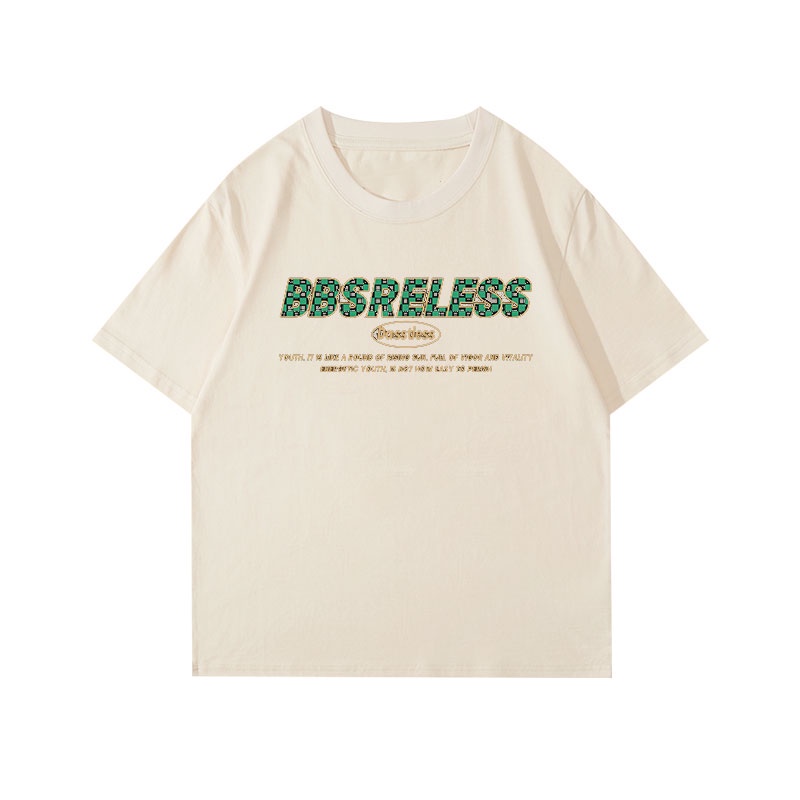 NRVP Áo Thun 100% Cotton Tay Ngắn Phong Cách Hàn Quốc Mới