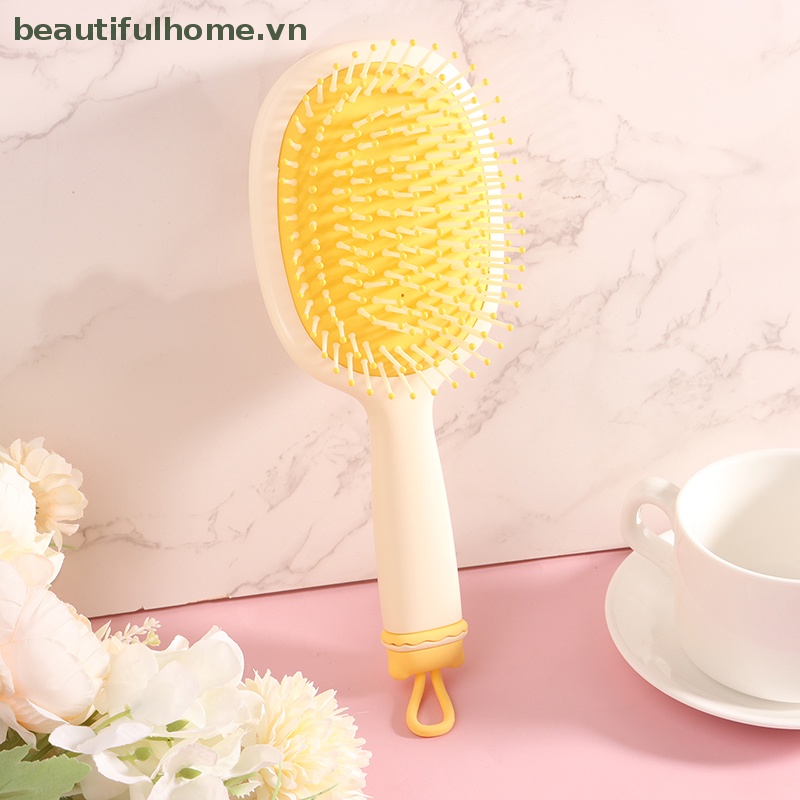 Lược Chải Tóc Túi Khí Mát Xa Da Đầu Chống Tĩnh Điện Bằng Nhựa