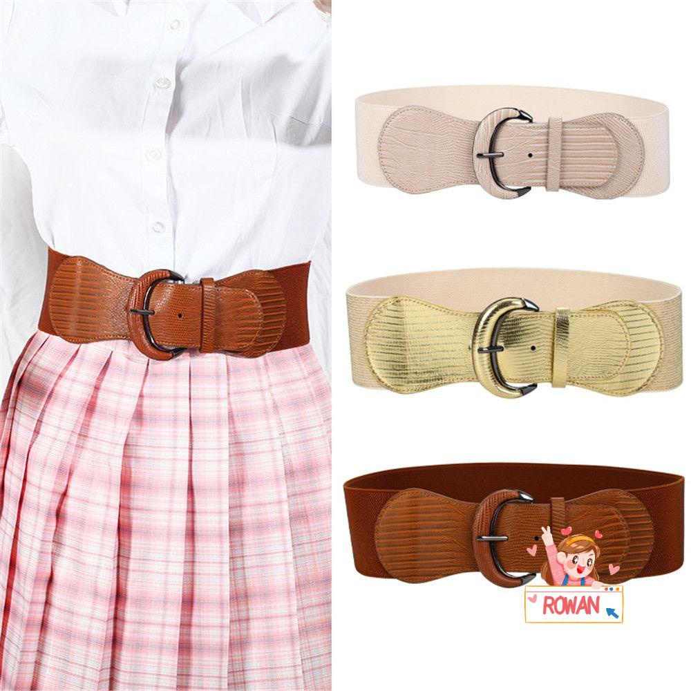 Thắt Lưng Dây Xích Bản Rộng Co Giãn Phong Cách Cổ Điển