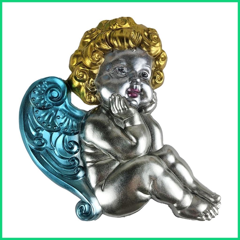 Khuôn Làm Bánh Bằng Silicone Chống Dính Hình Đôi Cánh Thiên Thần 3D Dễ Thương