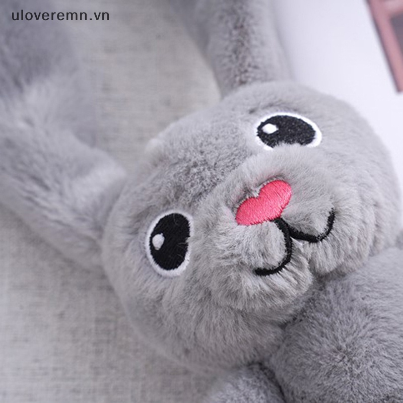 1 Móc Khóa Thỏ Nhồi Bông Đáng Yêu