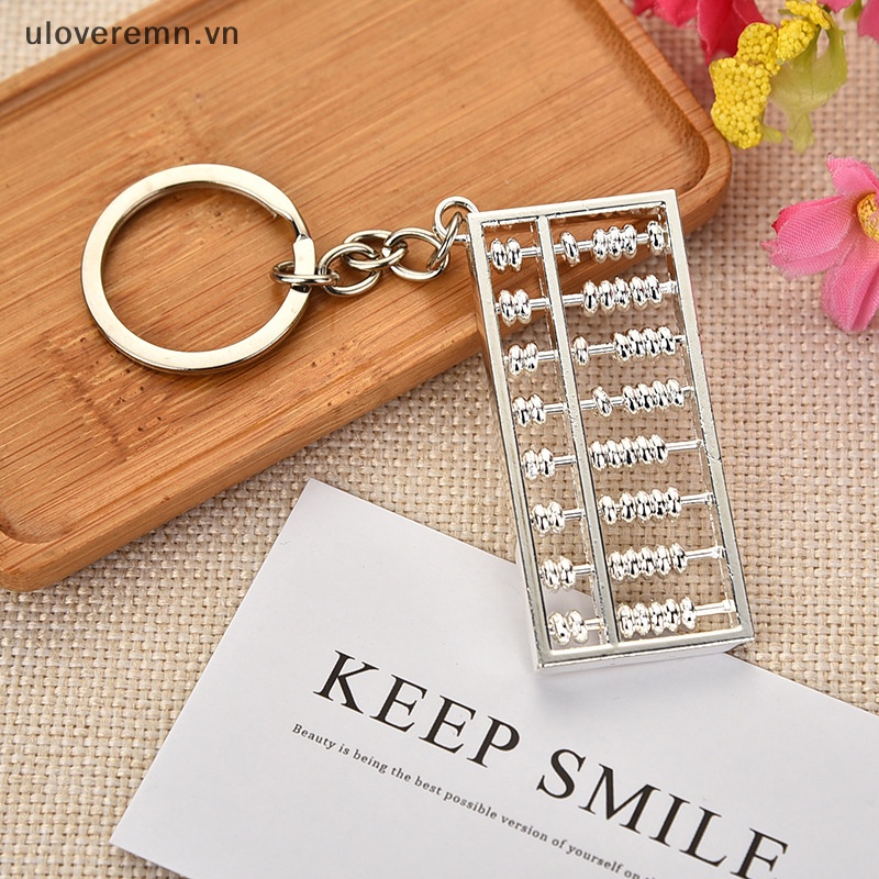 Uloveremn Móc Khóa Hợp Kim Hình Bàn Tính 8 Tốc Độ Sáng Tạo