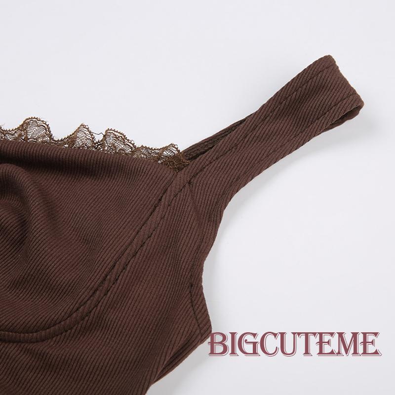 Áo Tank Top Hai Dây Cổ Chữ V Màu Trơn Phối Dây Rút Thời Trang Cho Nữ