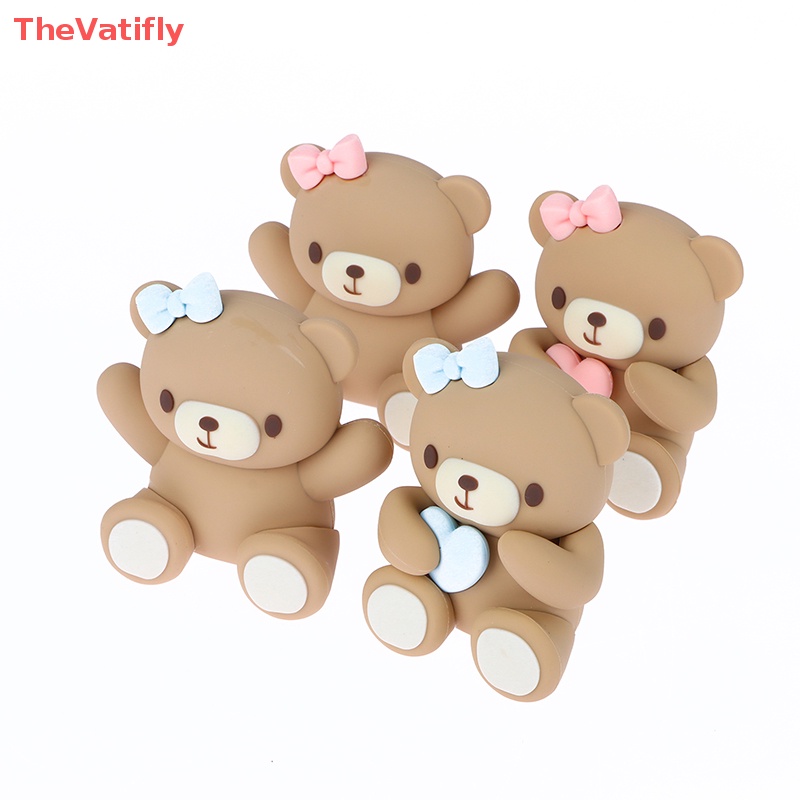 Gấu Bông Dùng Trang Trí Bánh Kem DIY Dễ Thương