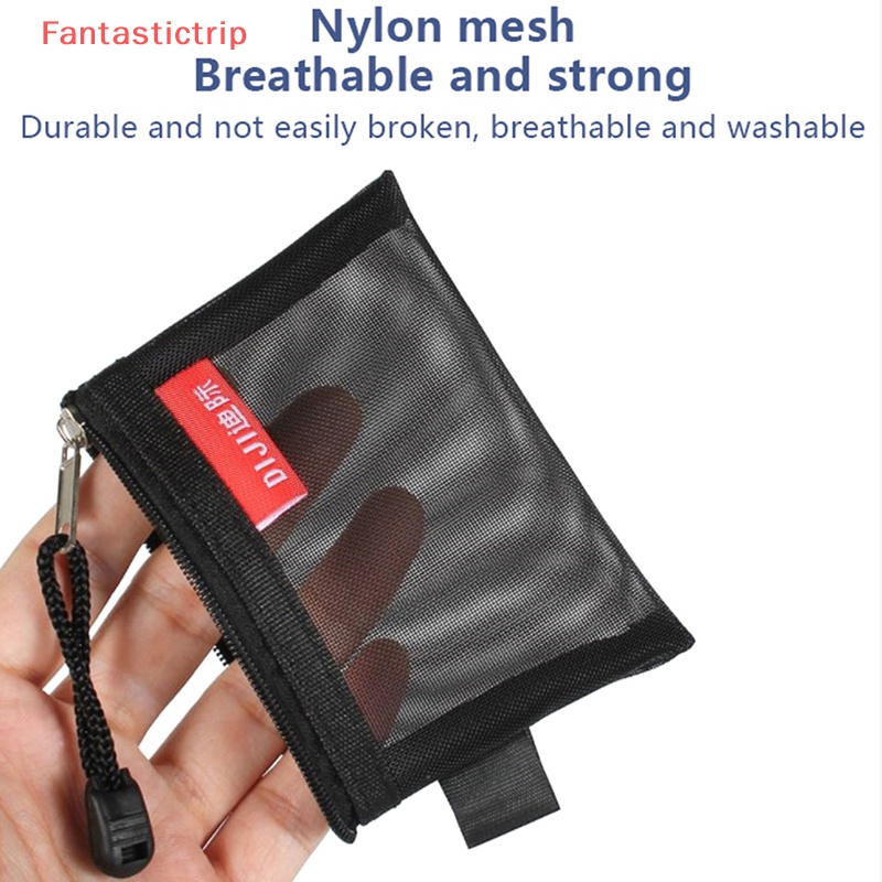 [Fantastictrip] Túi Lưới Mini Đựng Tiền Xu / Thẻ Tín Dụng / Tai Nghe