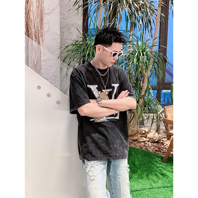 Áo Thun Tay Ngắn In Hình Pickle Phong Cách Retro Mỹ L1V &amp; - 2023