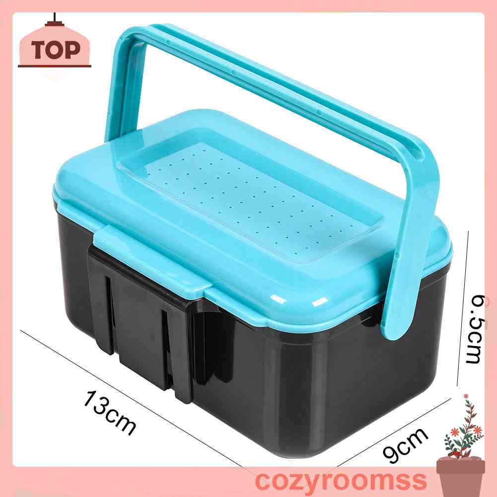 Hộp Đựng Mồi Câu Cá Bằng Nhựa ABS Thoáng Khí