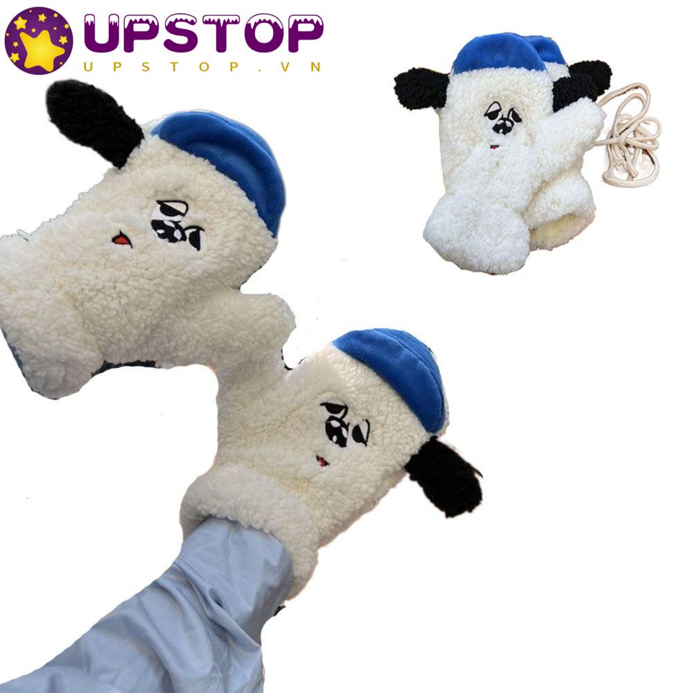 Găng Tay Giữ Ấm Mùa Đông Kiểu Dáng Dễ Thương Dành Cho Nữ