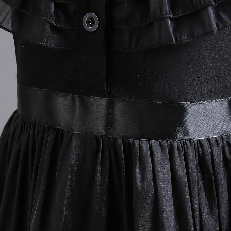 Trang Phục Hóa Trang Công Chúa Addams Cho Bé Gái 4-12 Tuổi