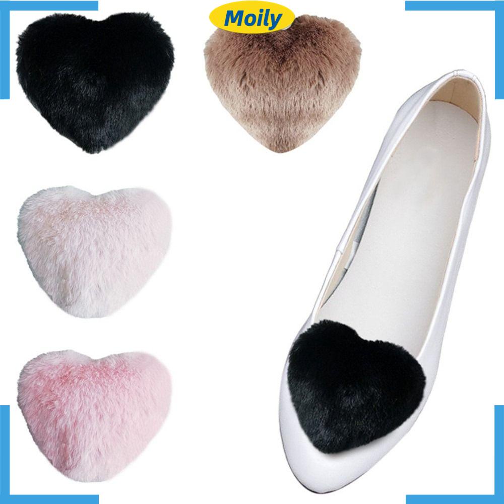 2 Phụ Kiện Kẹp Giày Cao Gót Hình Trái Tim