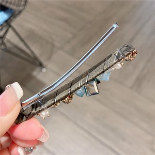 Kẹp Tóc Đính Pha Lê Phong Cách Hàn Quốc Đơn Giản