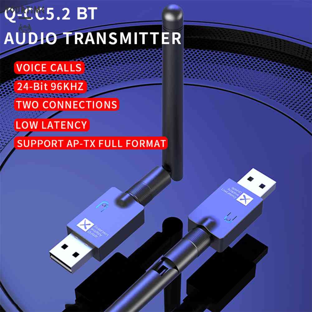 Bộ Truyền Tín Hiệu Bluetooth 5.2 Không Dây Cho Tai Nghe / Âm Thanh / Máy Tính