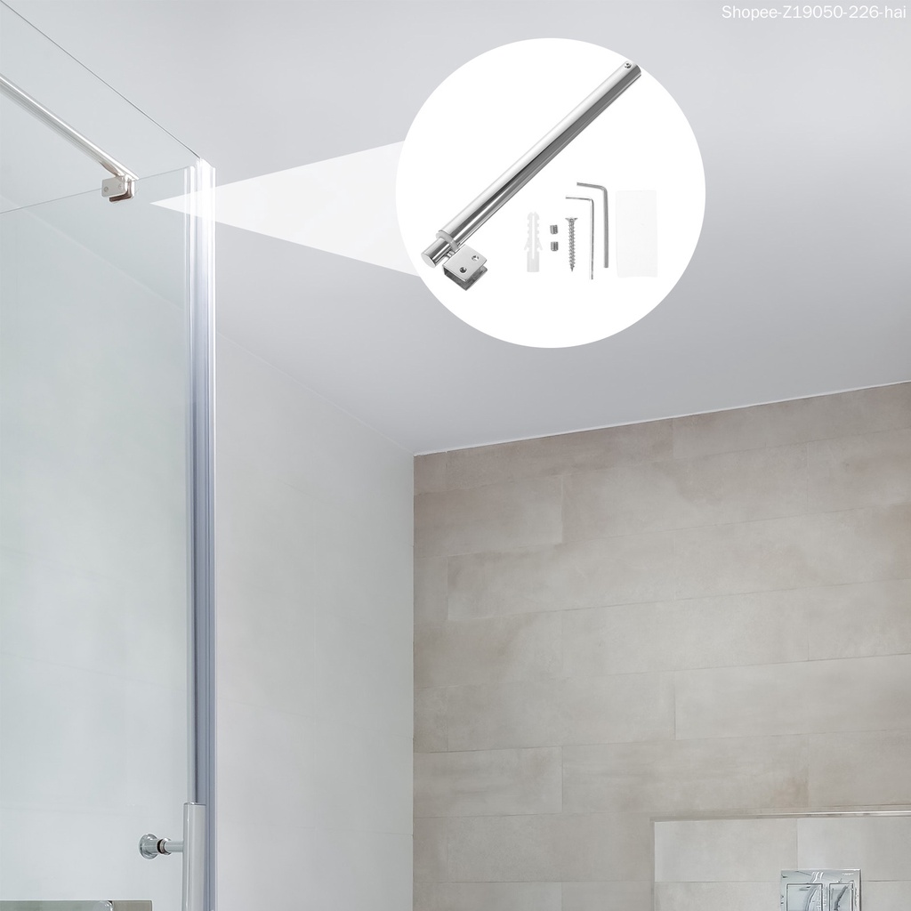 Giá Đỡ Thanh Kéo Cửa Kính Nhà Tắm Tiện Lợi