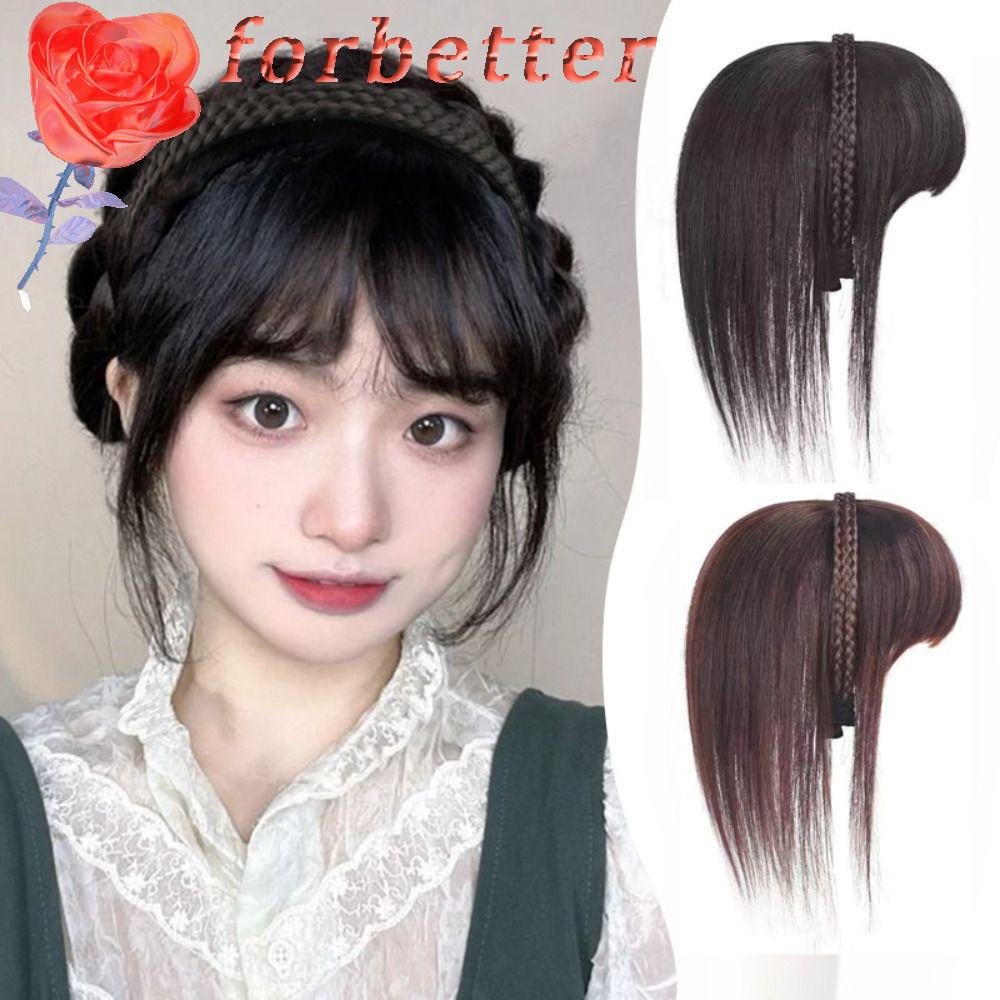 Tóc Giả Sợi Tổng Hợp Vô Hình Chịu Nhiệt Tự Nhiên Cho Nữ