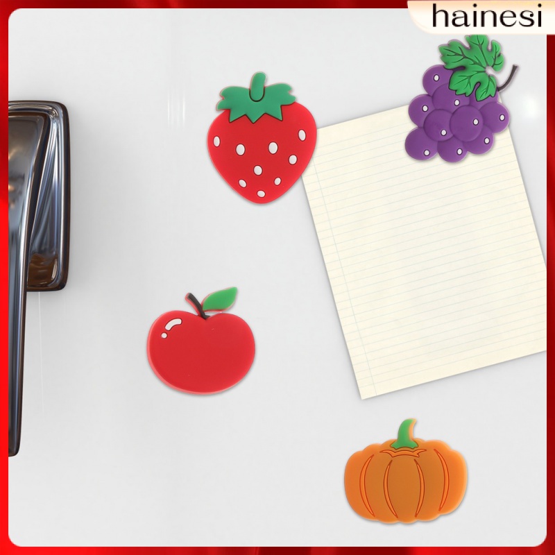 Set 10 Nam Châm Hít Tủ Lạnh Bằng Silicon Hình Hoạt Hình Dễ Thương