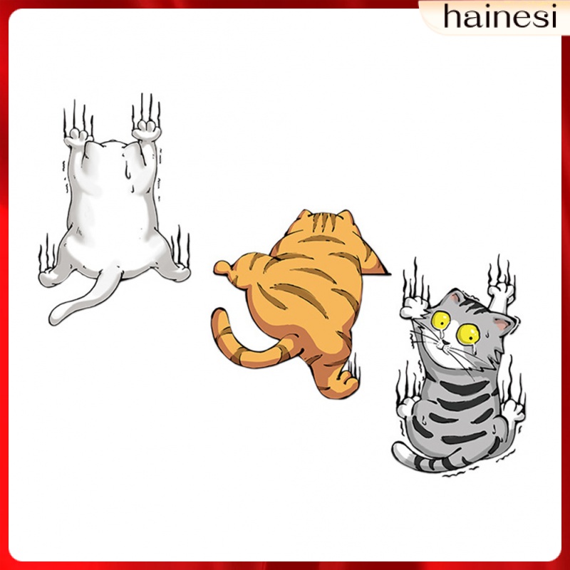 Set 3 Miếng Dán Trang Trí Xe Hơi Chống Trầy Xước Dành Cho Nữ