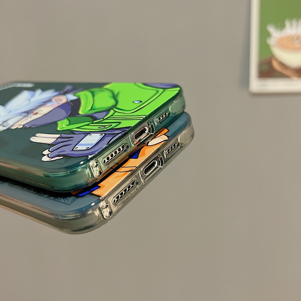 Ốp Điện Thoại Tpu Dẻo Trong Suốt Họa Tiết Hoạt Hình Naruto Cho iPhone 11 13 12 14 Pro Max