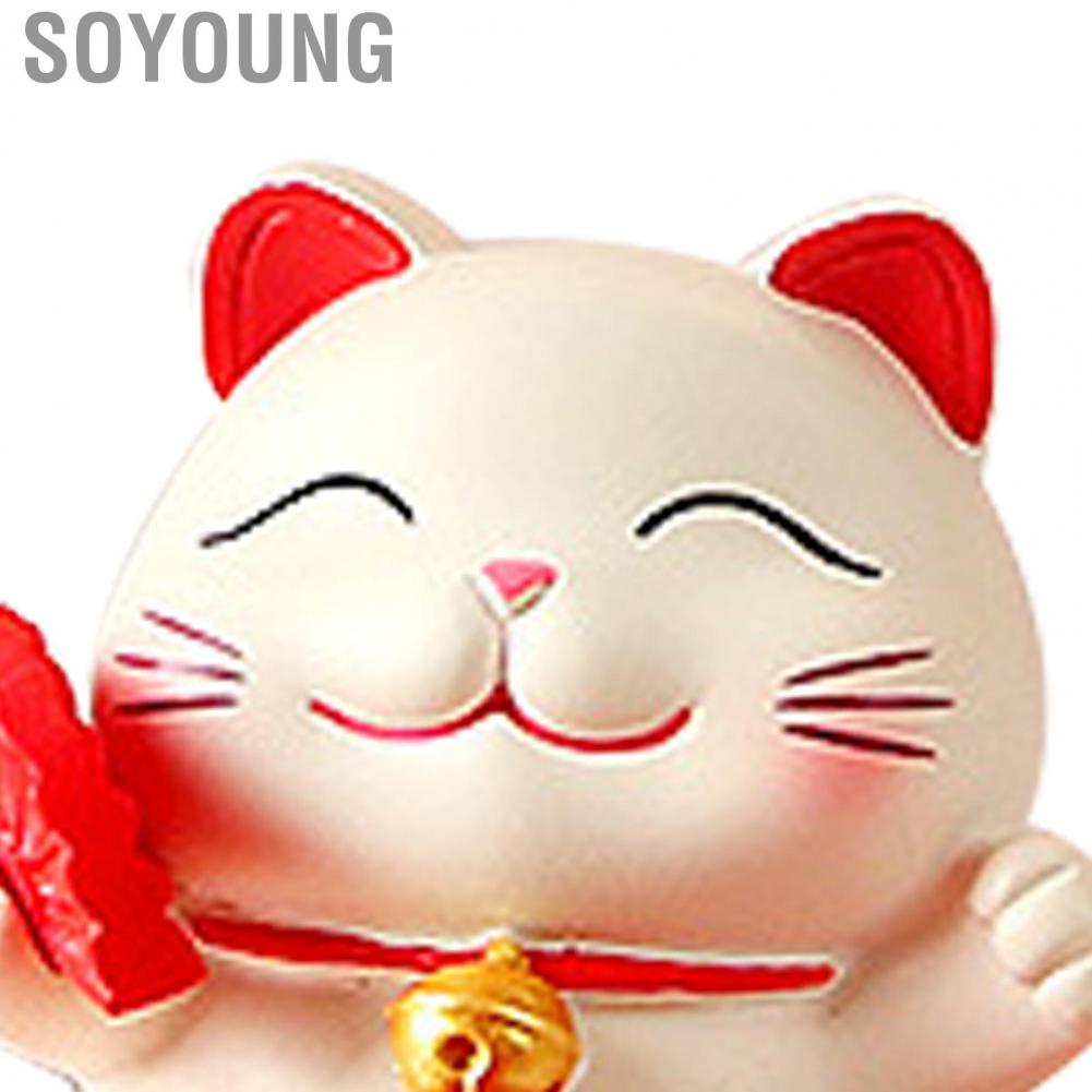 Soyoung Car Interior Lucky  Ornament Smartphone Stand Cute Handsfree Functional Decorative for Dashboard