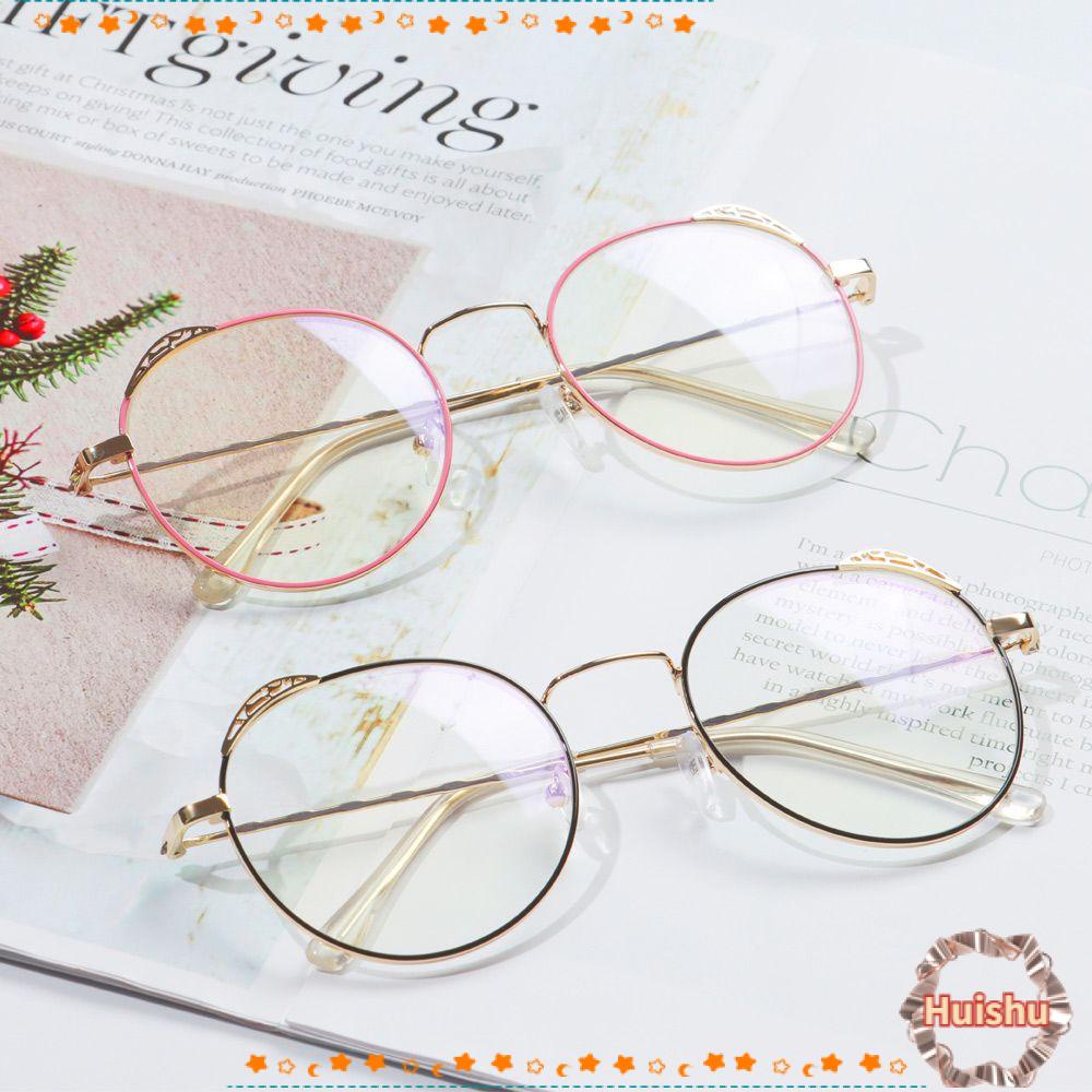 Kính Mát Gọng Kim Loại Hình Tai Mèo Phong Cách Unisex