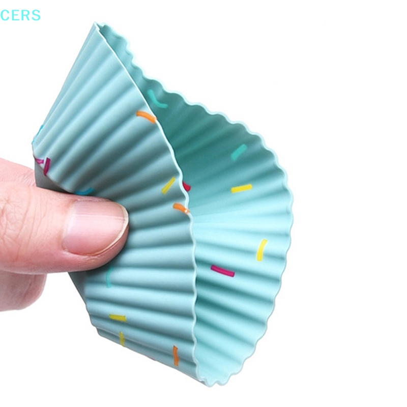 Set 12 Khuôn Silicone Làm Bánh Cupcake Nhiều Hình Dạng DIY