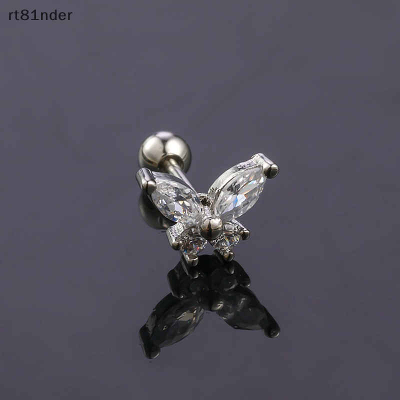 1 Khuyên Xỏ Vành Tai Hình Bướm Xinh Xắn