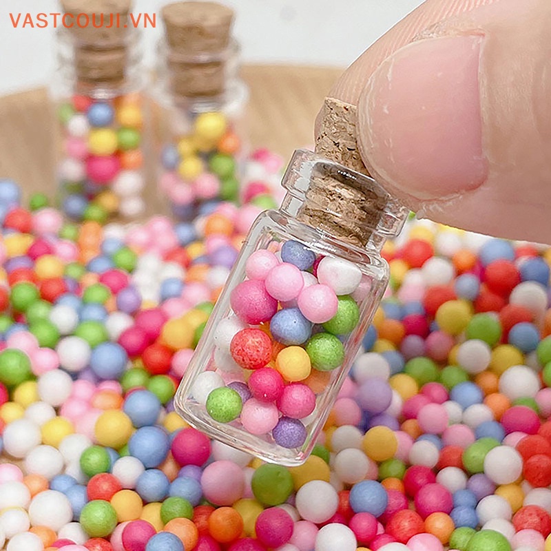 Mô Hình Bình Kẹo Mô Phỏng VASTJI Có Nút Chặn Dùng Trang Trí Nhà Búp Bê DIY