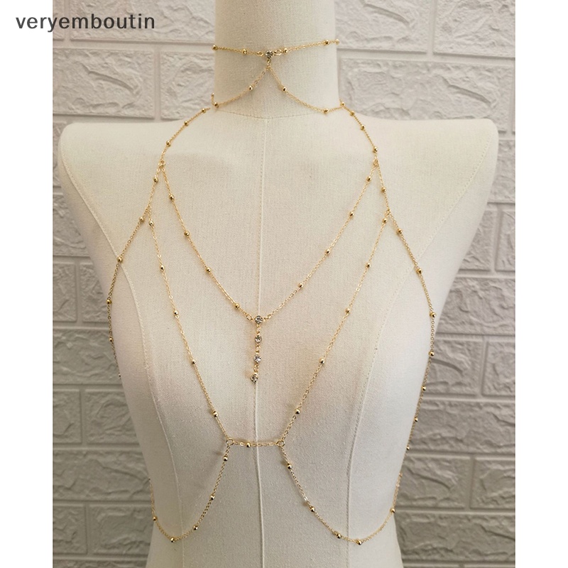 Dây Xích Đeo Cơ Thể Bằng Kim Loại Phong Cách Gợi Cảm Thời Trang Cho Nữ