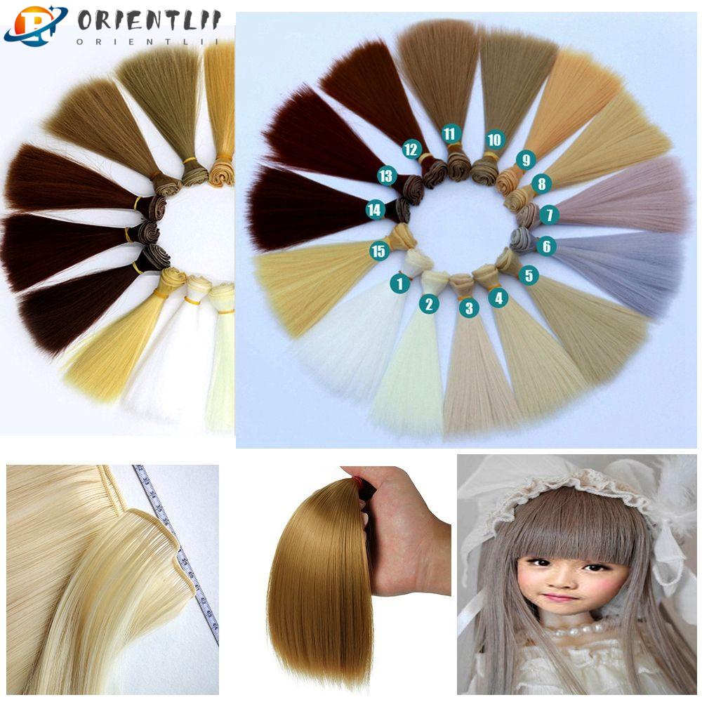 1 Bộ Tóc Giả Dài 15cm Dành Cho Búp Bê Orentlii