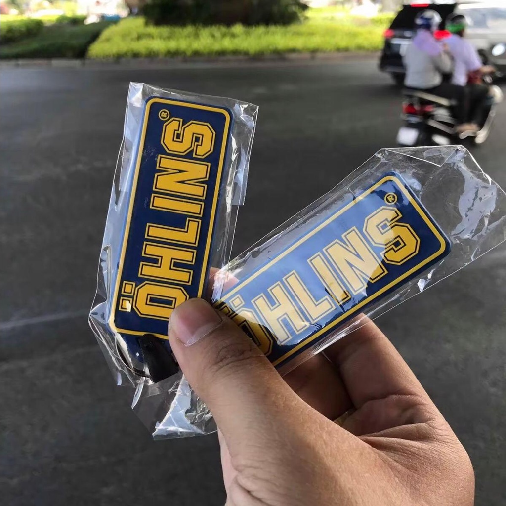 Móc Khóa Xe Máy Mẫu Ohlins Cực Đẹp
