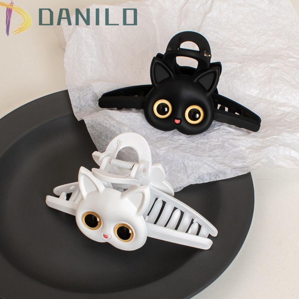 Danilo Kẹp Tóc Hình Cua / Mèo Bằng Acrylic Phong Cách Hàn Quốc Ngọt Ngào Cho Nữ