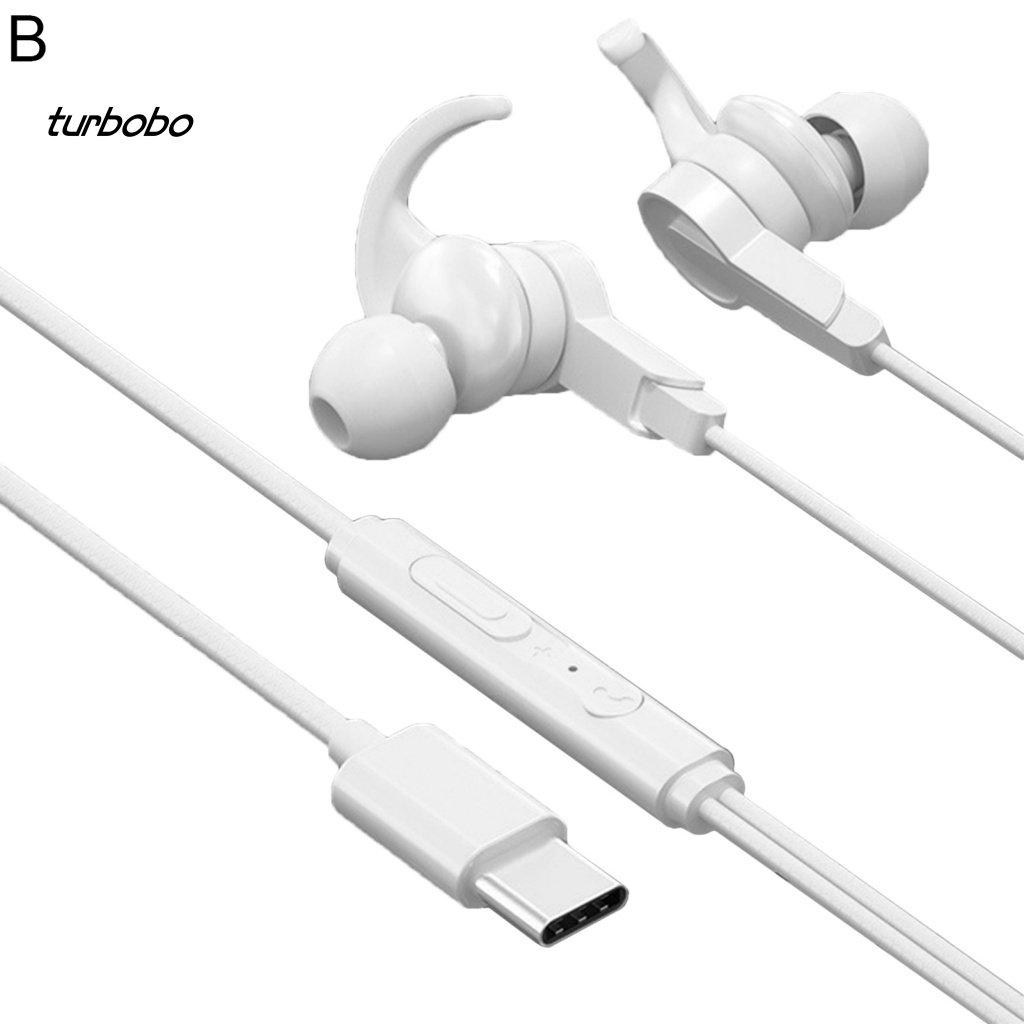 Tai Nghe Nhét Tai Jack 3.5mm / Type-C Có Micro Thiết Kế Thể Thao Thời Trang