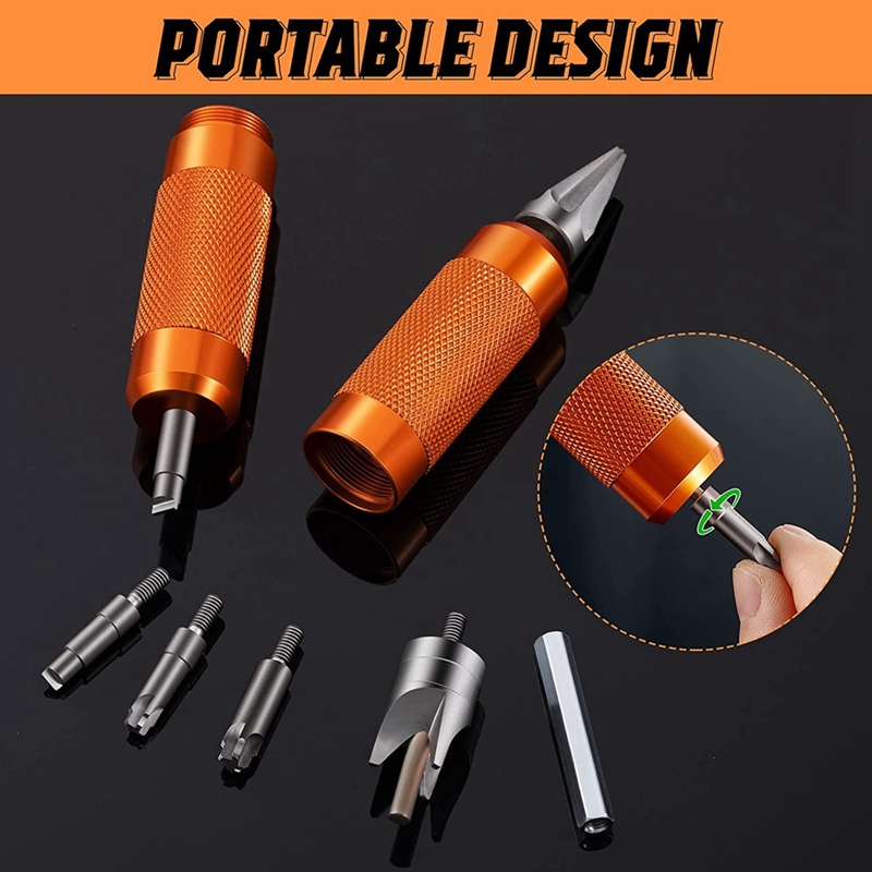 Bộ Chuyển Đổi Mũi Khoan Lục Giác Đa Năng Chamfer Deburring Cầm Tay Để Tải Trọng Để Loại Bỏ Tóc Rối