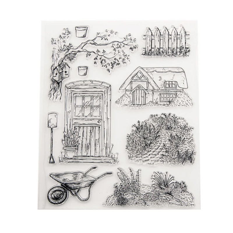 Con Dấu Trong Suốt In Họa Tiết Trang Trí Sổ Tay DIY