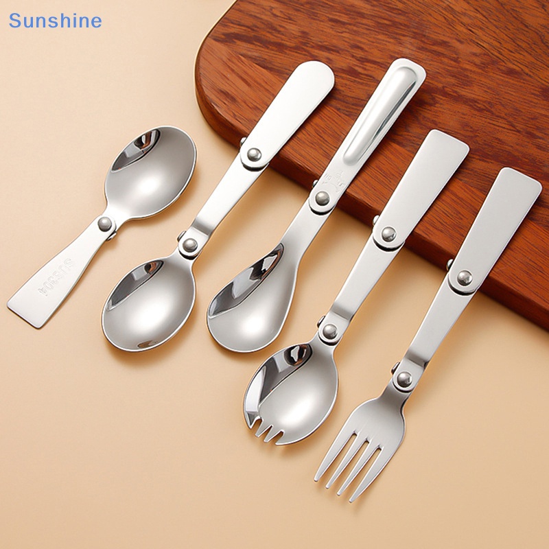 Bộ Muỗng Nĩa Bằng Thép Không Gỉ 304 Thiết Kế Ba Khúc Sáng Tạo