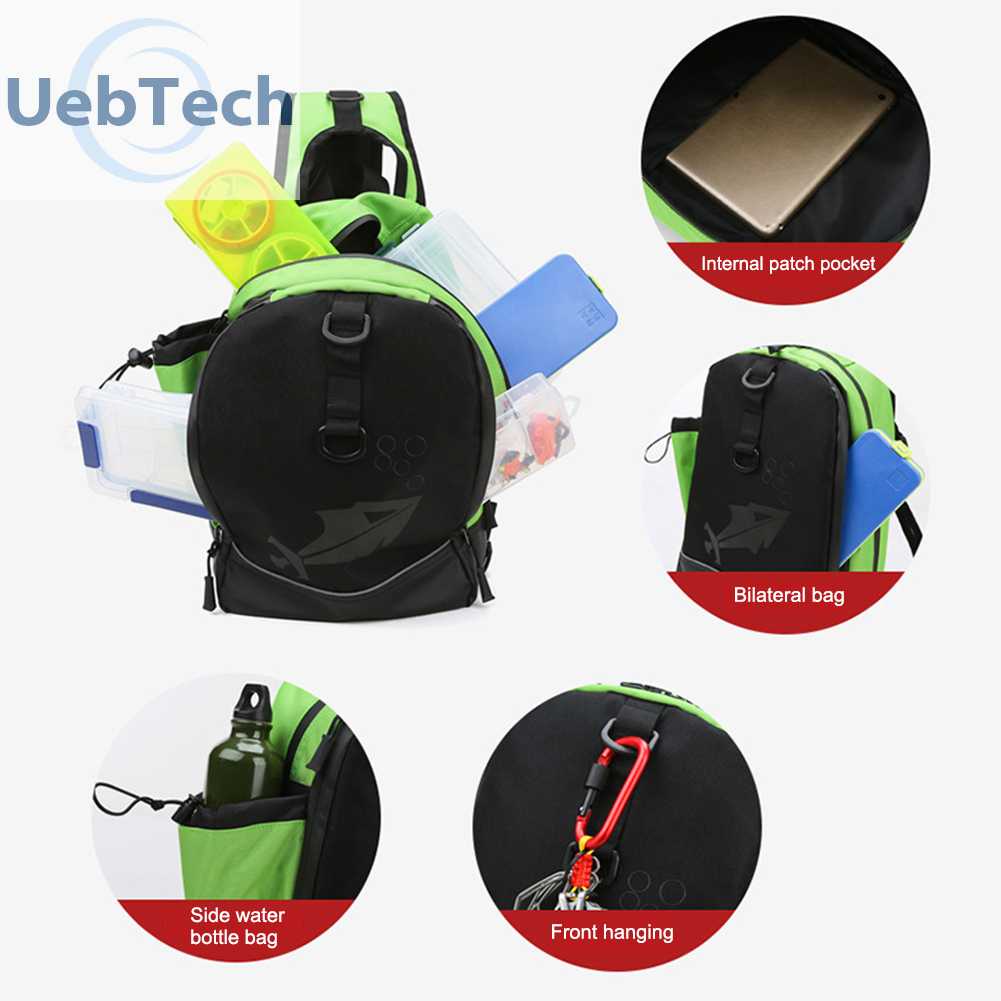 Túi Đeo Chéo Ngực Vải Oxford Phản Quang Nhiều Lớp Thời Trang Cao Cấp Cho Nam