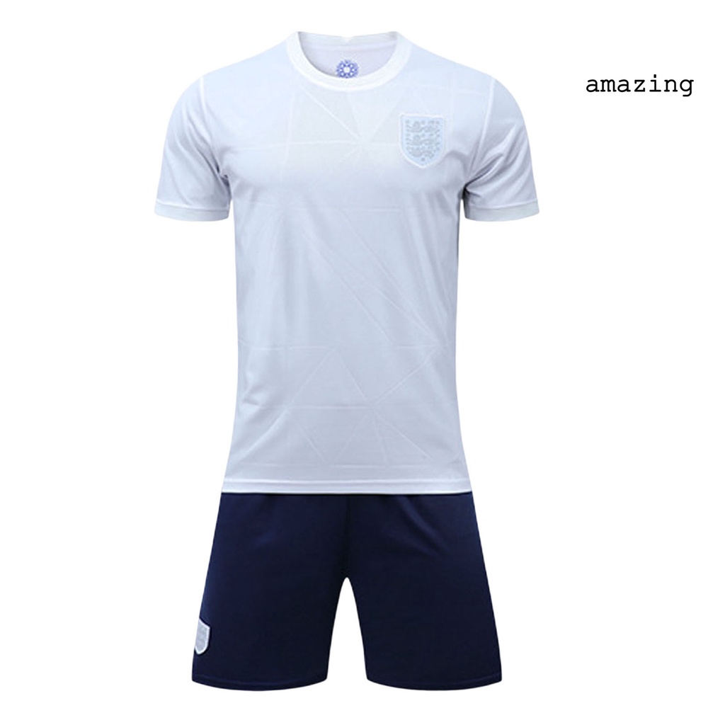 1 Bộ Áo Thun Thể Thao Màu Sắc Sống Động Thấm Hút Mồ Hôi Thoáng Khí Chống Mài Mòn Nhanh Khô + Quần Short Thể Thao Cho Bé