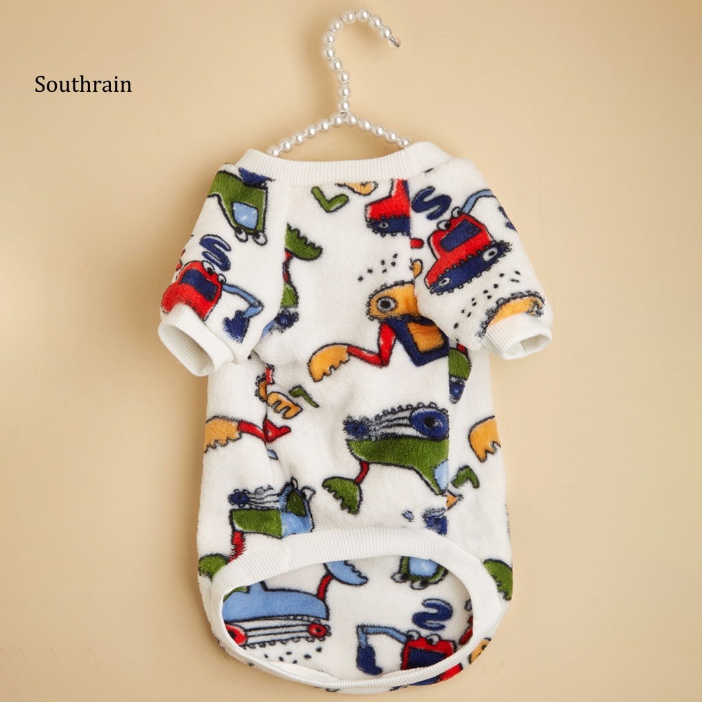 Áo Khoác Giữ Ấm 2 Ống Bằng Polyester Cho Thú Cưng