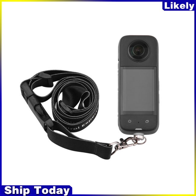 Dây Đeo Cổ Chống Thất Lạc Có Thể Điều Chỉnh Cho Camera Insta360 X3 Panoramic Action