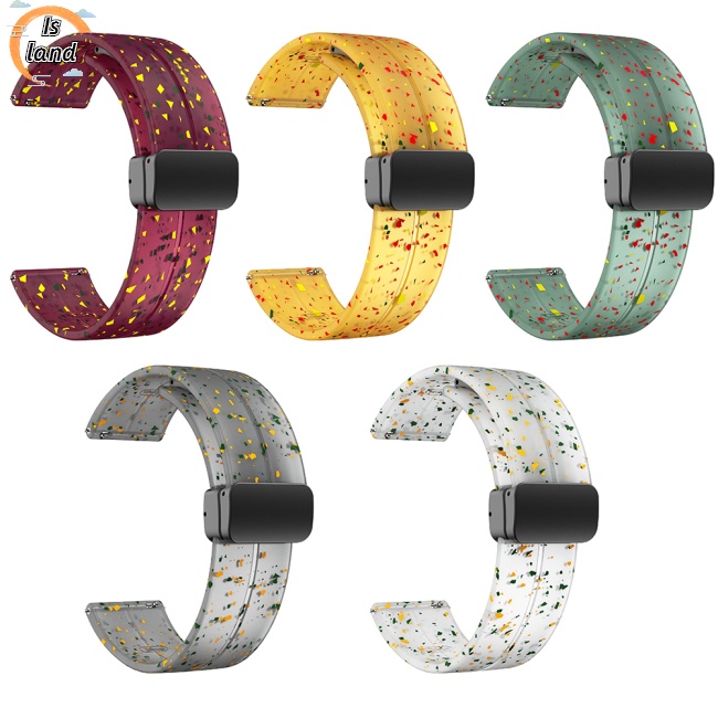 Dây Đeo Thay Thế Bằng Silicone Khóa Nam Châm Thời Trang 22mm / 20mm