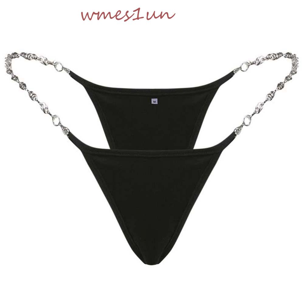 Wmes15h Quần Lót Dây Xích Thoáng Khí Eo Thấp Phong Cách Hàn Quốc Quyến Rũ Cho Nữ