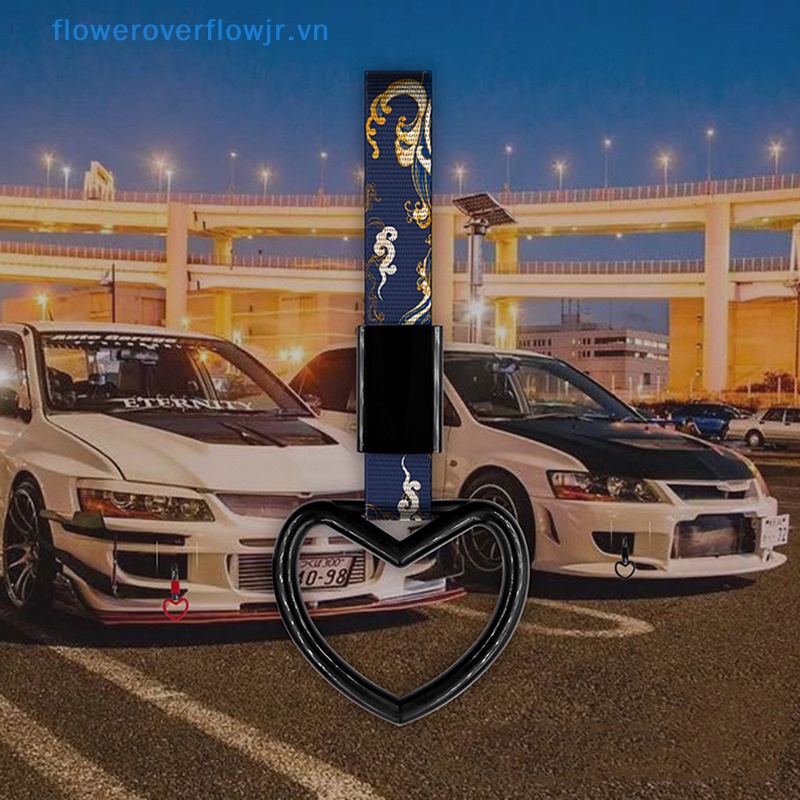 Fjr Vòng Kéo Tay Cầm Hình Trái Tim Trang Trí Phong Cách Nhật Bản Phổ Biến Cho Xe Hơi Ukiyo-e