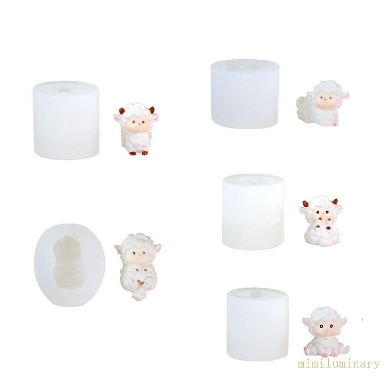 Khuôn Silicone Làm Bánh / Kẹo / Sô Cô La / Đá Hình Chú Cừu