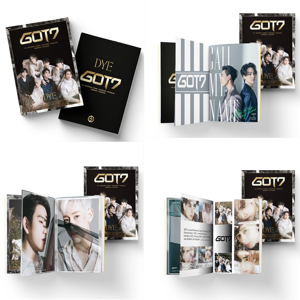 1 Cuốn Album Ảnh Nhóm Nhạc EXO BT-S GOT7 GOT 7