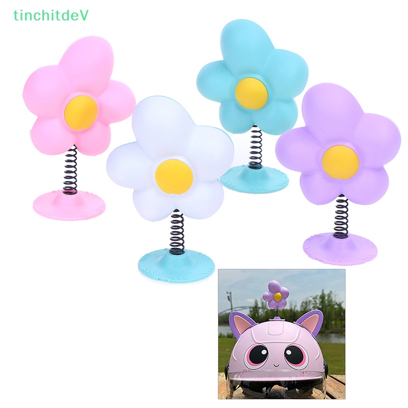 [TinchitdeV] 1 Miếng Dán Hình Hoa Hướng Dương Dễ Thương Trang Trí Mũ Bảo Hiểm Xe Máy / Xe Hơi Điện [Mới