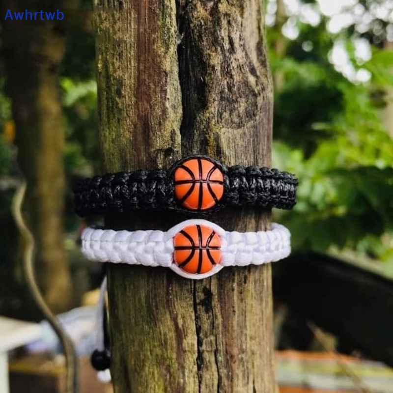Awhrtwb Vòng Tay Dây Bện Mặt Vuông Thắt Nút Điều Chỉnh Được Truyền Cảm Hứng Bóng Rổ Cho Nam Và Nữ Mới