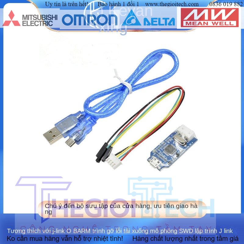 Tương Thích Với Trình Gỡ Lỗi Tải Xuống Mô Phỏng ARM J-link Trình Lập Trình SWD Trình Tải Xuống Jlink