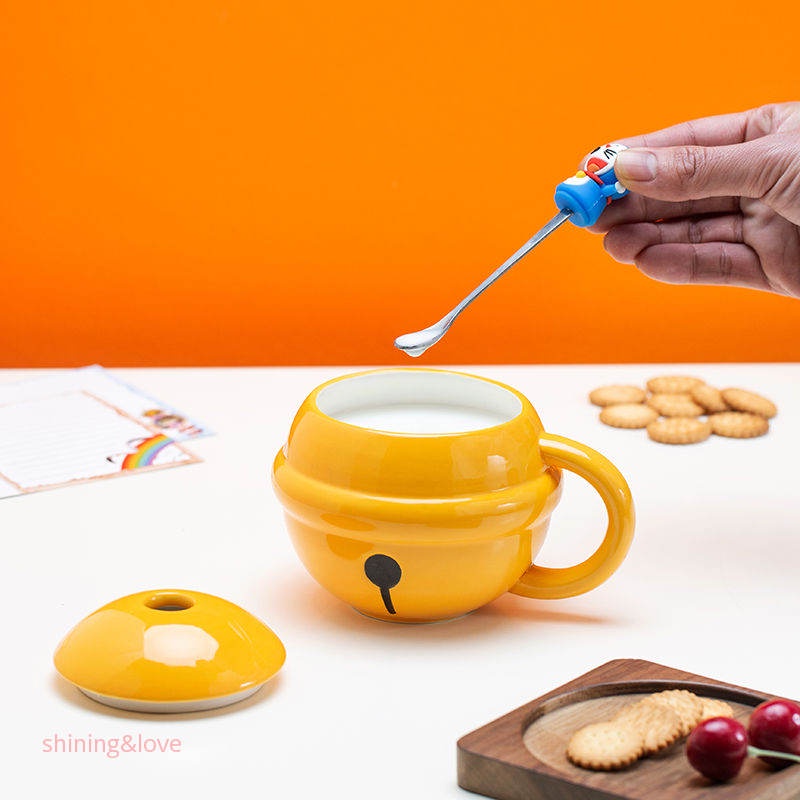 Cốc Hình Doraemon Chịu Nhiệt Độ Cao Hoàn Hảo Cho Nhà Ở / Văn Phòng Và Hàng Ngày Siêu Dễ Thương