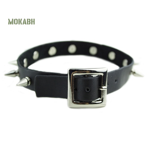 (Hot) Vòng Cổ Unisex Giả Da ĐíNh Đinh Cá TíNh